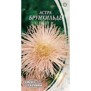Астра голчата Брунхільде - квіти, 0,3 г насіння, ТМ Насіння України фото, цiна